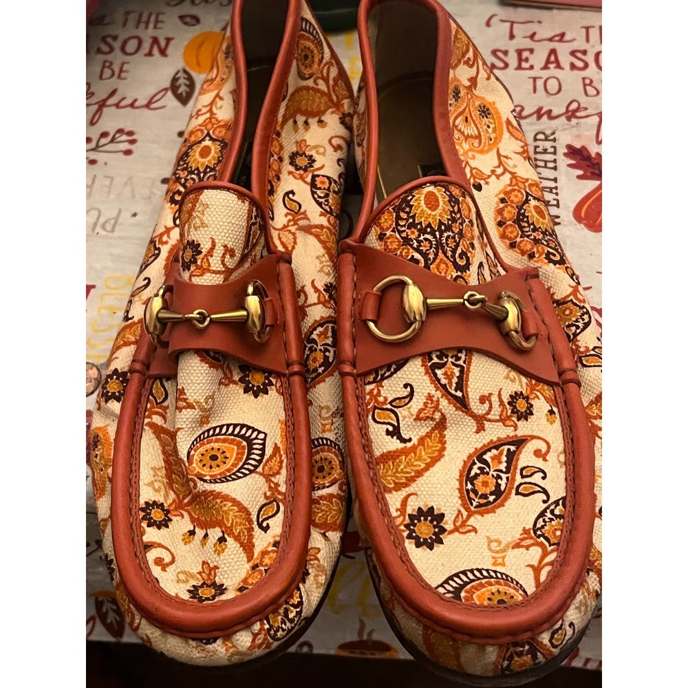 Gucci 1953 paisley horsebit  loafer